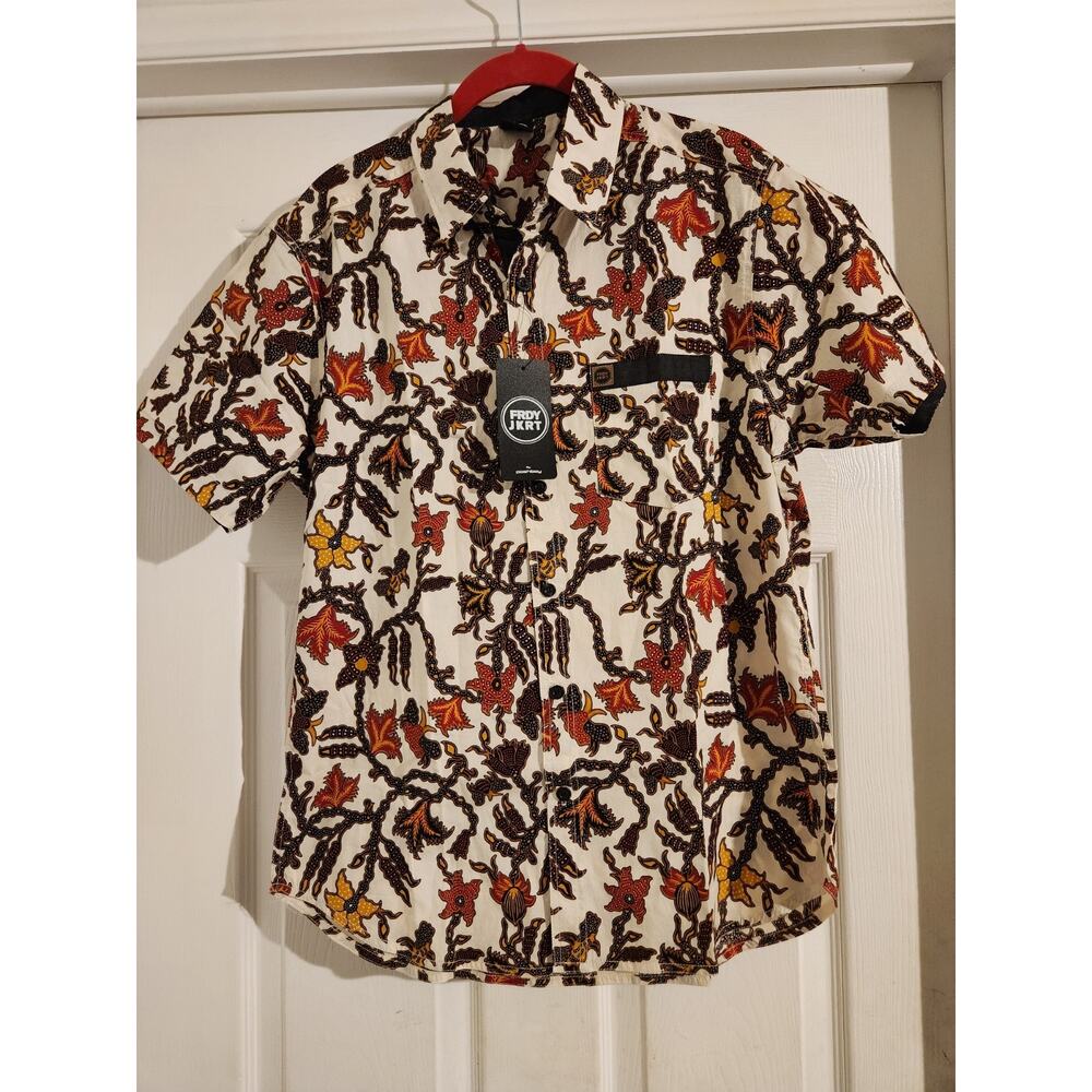 Frdy Jkrt Men's Floral Print Shirt - Multicolor